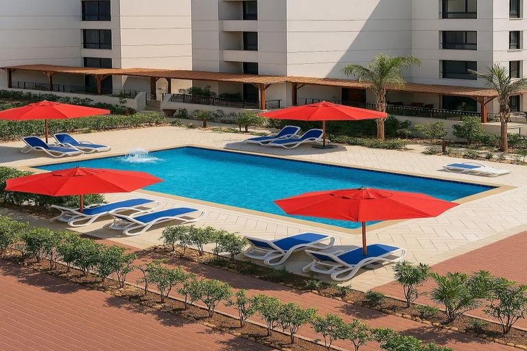 Exterior & Views 2, Beachfront Chalet in Porto Said with P Garden, Al-Manasrah