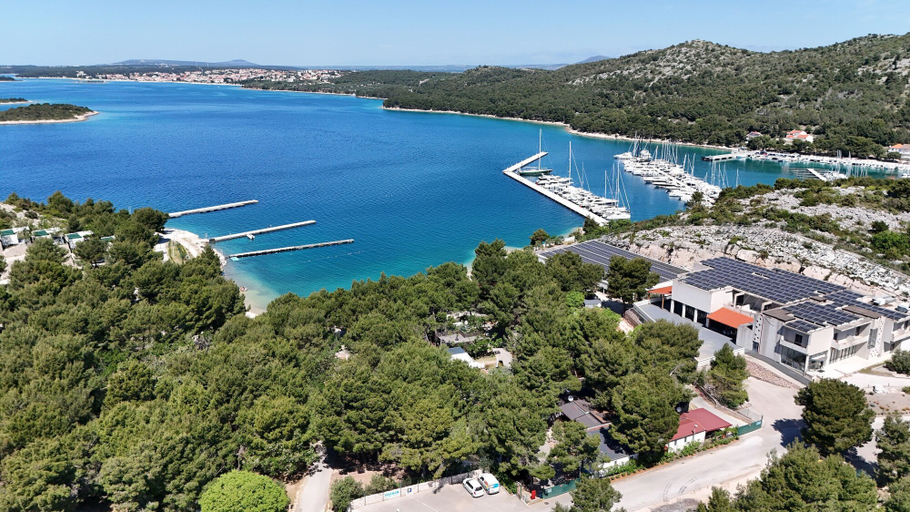 Aerial view 5, Mobile Home Oaza Mira Camping 904, Pakoštane