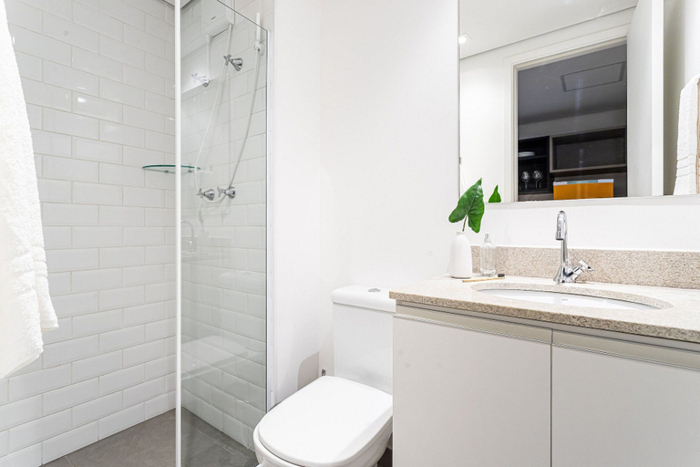 Bathroom 3, KASA by Viva - Prédio completo ao lado da Faria Lima, São Paulo