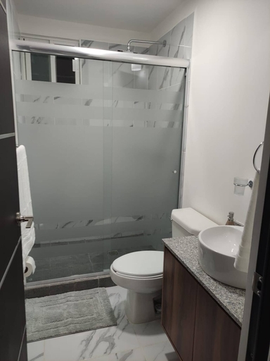 Bathroom 3, Moderno Departamento Vacacional En Playa, Cozumel