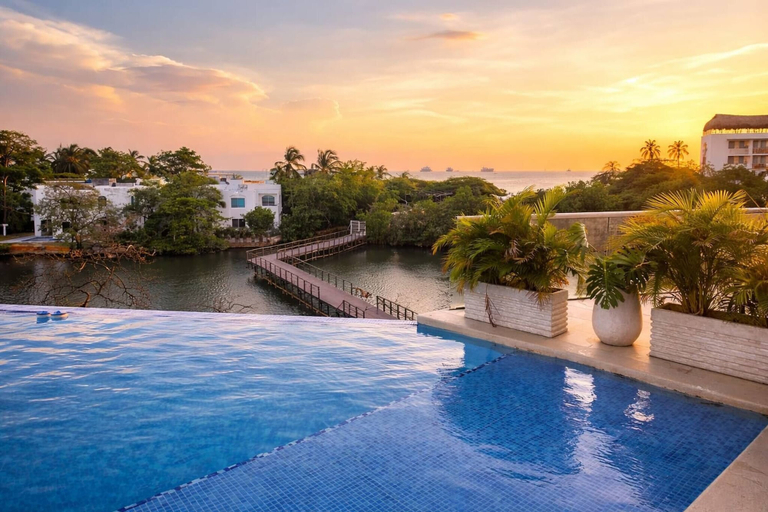 Pool 4, Ocean View and Direct Beach in Pozos Colorados, Santa Marta (Dist. Esp.)