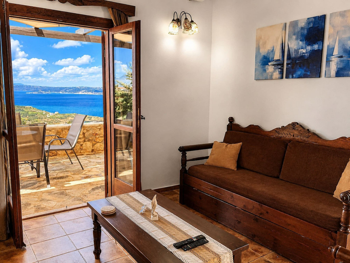 Living room 3, Hidden Oasis Amazing Seaview- Anameni 1BD 1BA 4PL, Crete