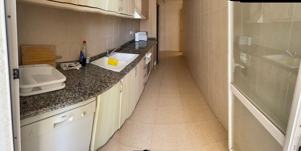 Private kitchen, Modern Penthouse-duplex Facing The Sea, Valencia
