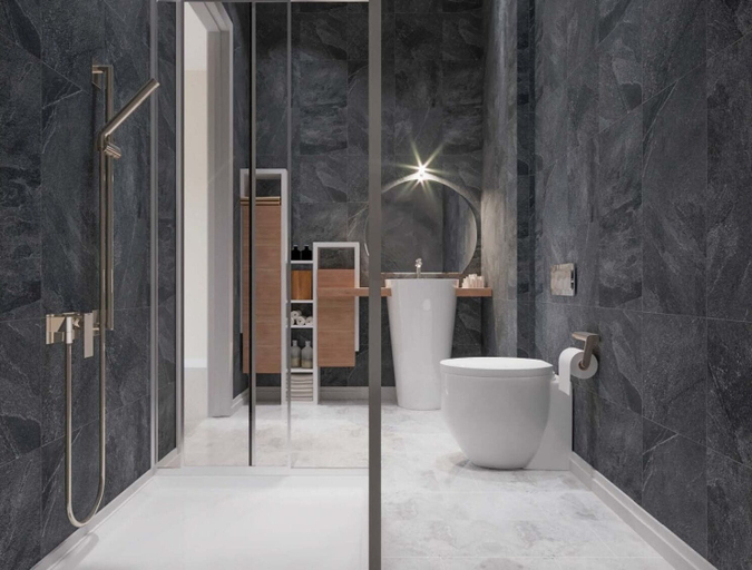 Bathroom, Luxury Villa Inside Resort, Bodrum