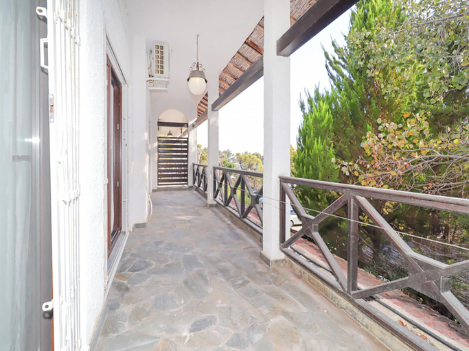 Exterior detail, Spacious Maisonette on the "eu Blue Beach" of Kalogria in Sithonia in Greece, Central Macedonia