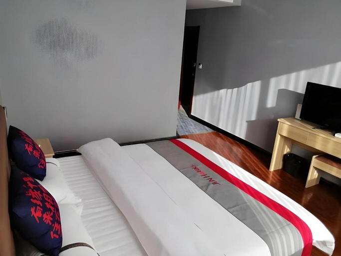 Bedroom 2, Jun Hotel Shanxi Lvliang Lan County Bus Terminal, Luliang