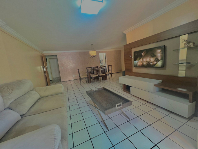 Living area 2, Ape Familia 3 Quartos 200m da Feirinha Beira mar, Fortaleza