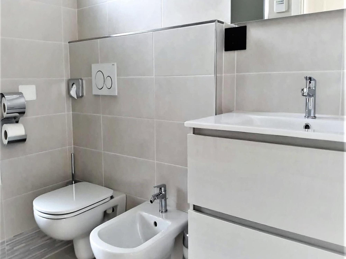 Bathroom, Modern Villa Close to the Beach, Udine
