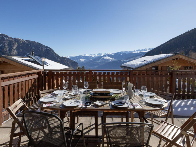 Balcony/terrace 4, Chalet Orchidee by Interhome, Conthey