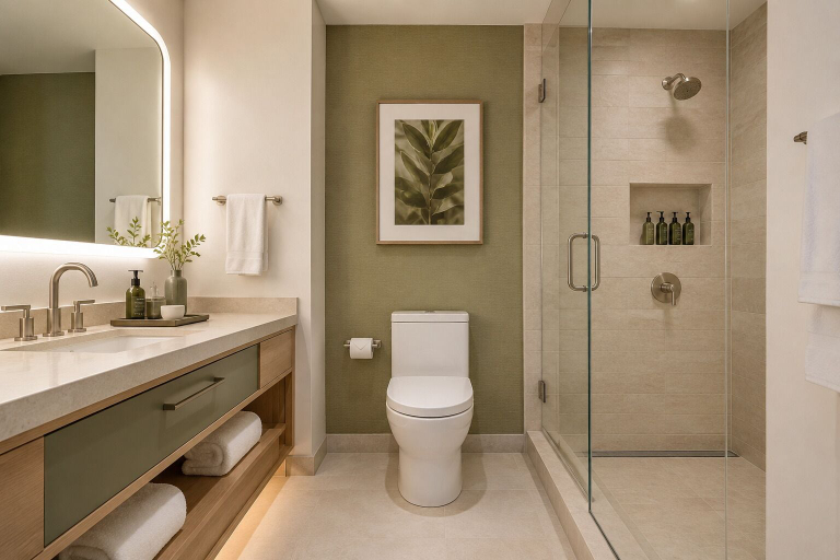 Bathroom, The Axis Prime Hotel, Toronto