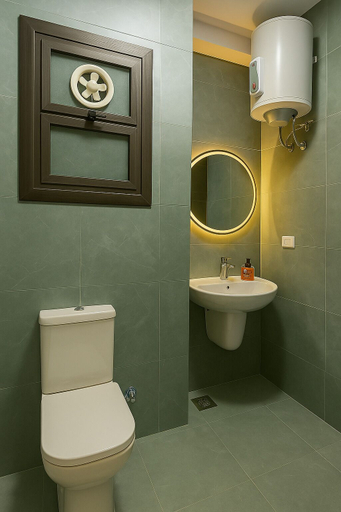 Bathroom 4, Porto Said Seaview Unit, Al-Manasrah
