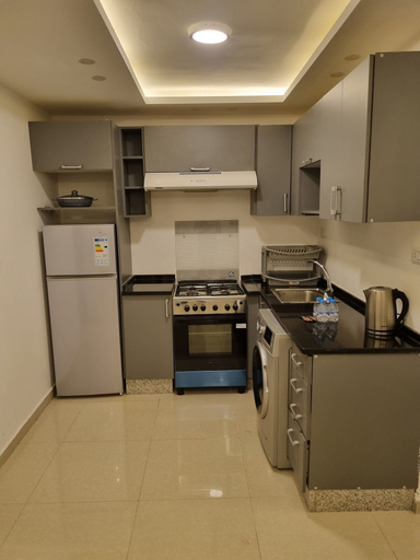 Private kitchen 4, Amman Apartment With Electric Heating & Wifi, Amman