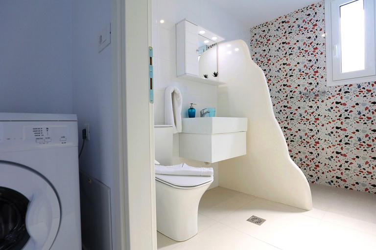 Bathroom 4, Xenos Villa 5 With a Private Pool Near the sea, South Aegean