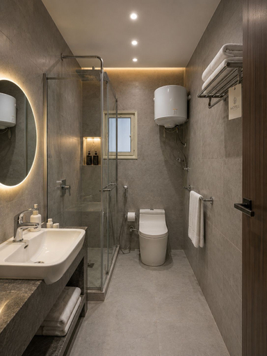 Bathroom 4, Gardenia Pyramids View Inn - Rooftop, Al-Ahram