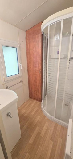 Bathroom 3, Bungalow-Mobilhome - Petit prix- Ocean -Foret -Camping 3 etoiles, Landes