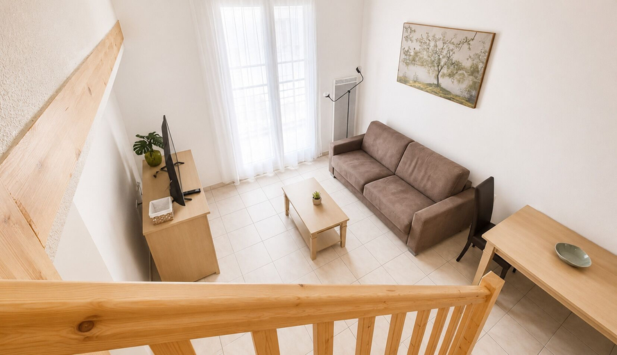 Living area 5, Zenao Appart'hôtels Sainte-Soulle, Charente-Maritime