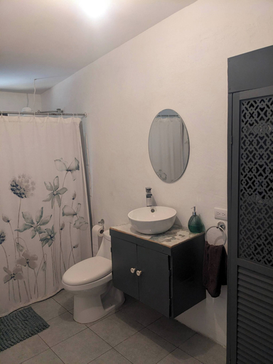 Bathroom, Tranquil Jungle Studio Retreat Near Del Coco Beach, Carrillo