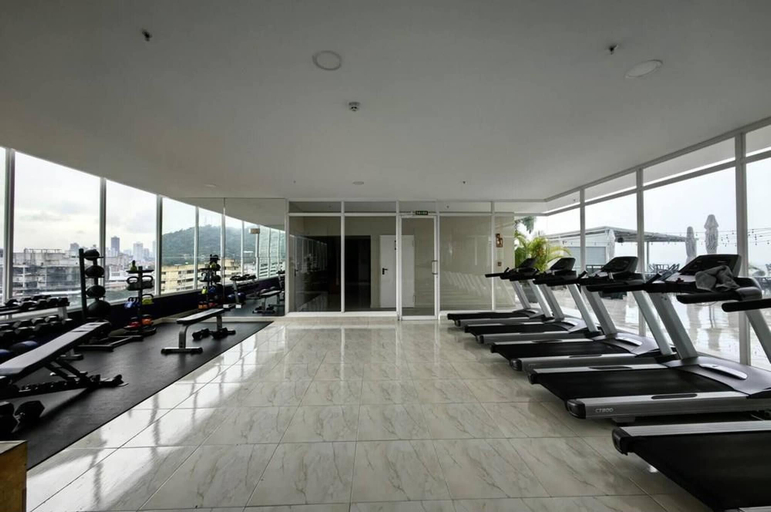 Fitness facility 2, 80m² Luxury Ocean View Apartment PH The Sands, Next to Hilton, Panamá