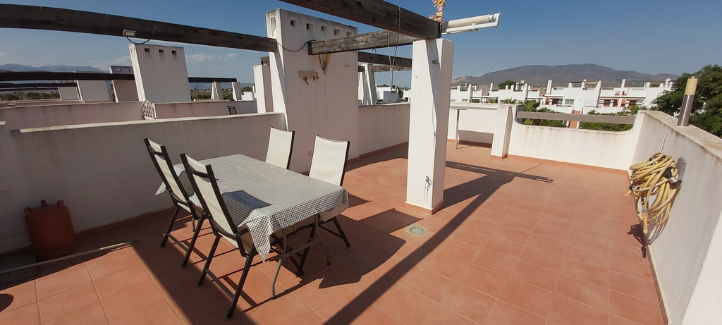 Terrace/patio 4, Lovely 2-bed Apartment in Condado de Alhama, Murcia