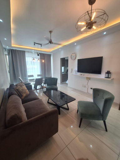 Living room 2, Downtown Three Bedroom SDQ Apartment, Distrito Nacional