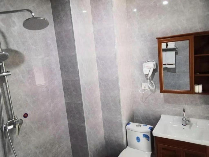 Bathroom 3, Jun Hotel Shanxi Lvliang Lan County Bus Terminal, Luliang