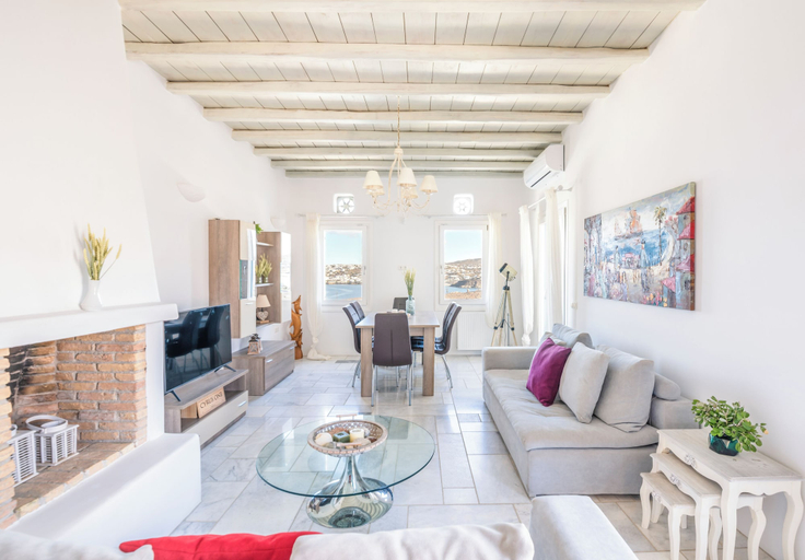 Living area 2, Lunar Villa, South Aegean