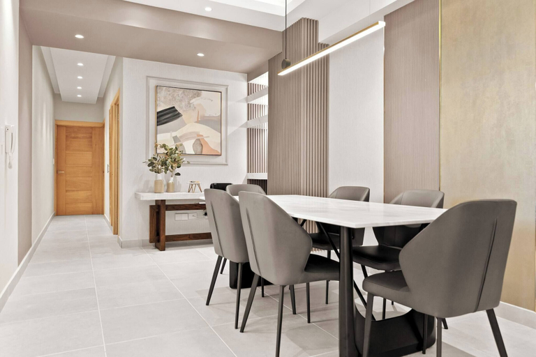 Dining 3, Oasis Urbano Family 2br Pool Gym Lm22-8b, Distrito Nacional