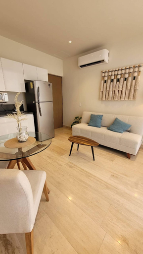 Living area 4, Beautiful Cozy Apartment 313 in PdC Ocean View, Cozumel