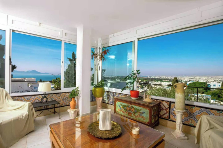 Balcony 3, Charming 2 Bedroom Apartment in Sidi Bou Said with Ocean Views, Carthage