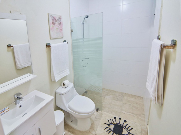 Bathroom, Rentamos Aparta Estudio for Short or lon, Distrito Nacional