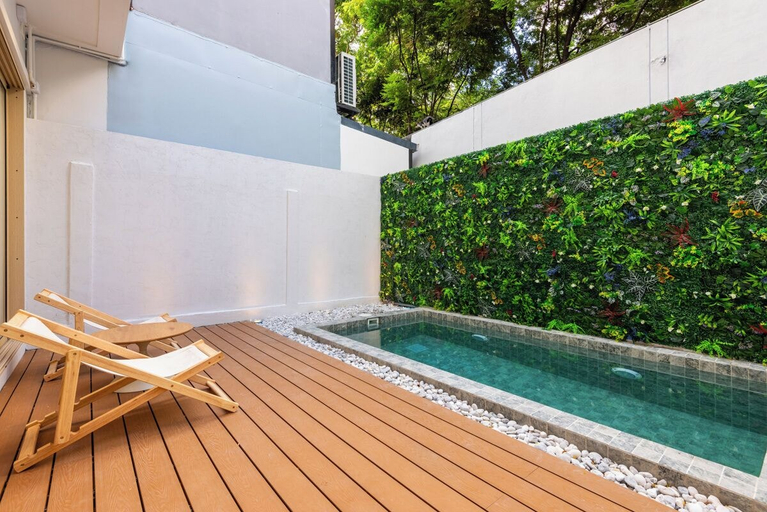 Pool 4, Spacious 4BR Muji Home With Loft & Pool in Ekkamai, Wattana