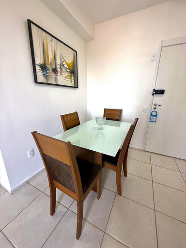Dining 2, Apartamento Novinho 2 Quartos e Vista mar, Fortaleza