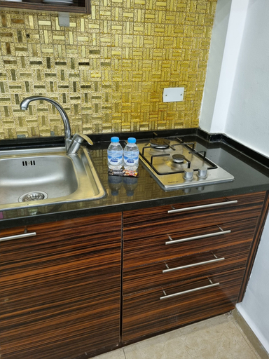 Private kitchen 4, Charming Amman Apartment With Wifi, Amman