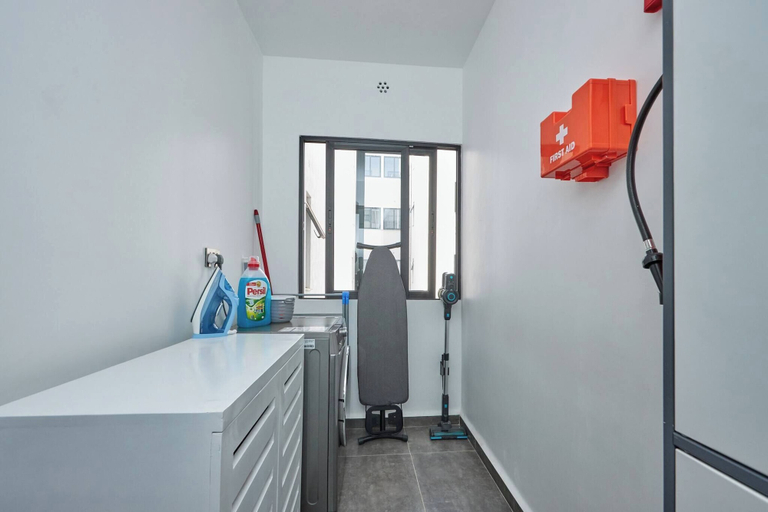 Laundry, Sunset Escape Apartment Modern & Spacious Two Bedroom in Tatu City, Ruiru