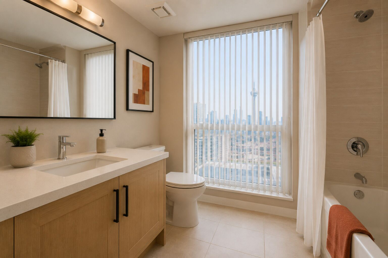 Bathroom, City Center Luxury Stay, Toronto