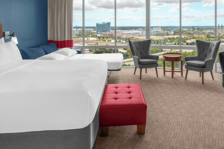 Bedroom 5, Four Points by Sheraton Orlando International Drive, Orange
