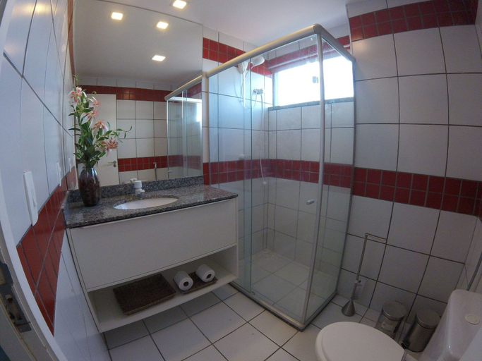 Bathroom 4, Beautiful Apartment With sea View 2 Bedrooms, Fortaleza