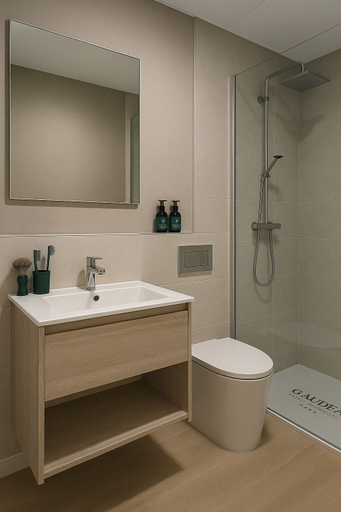 Bathroom 2, Hospedium Hotel Gaudea Santa Pola, Alicante
