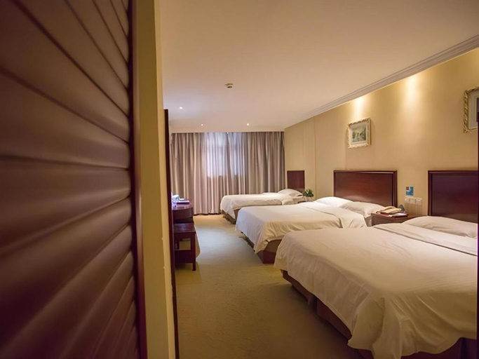 Bedroom 5, GreenTree Inn Jining Jiaxiang County Jianshe South Road Express Hotel, Jining