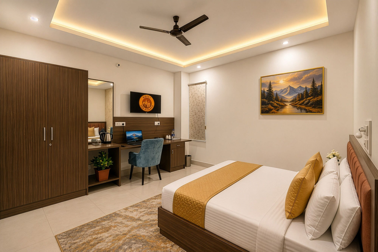 Bedroom 3, Hotel The Heights, Hardwar