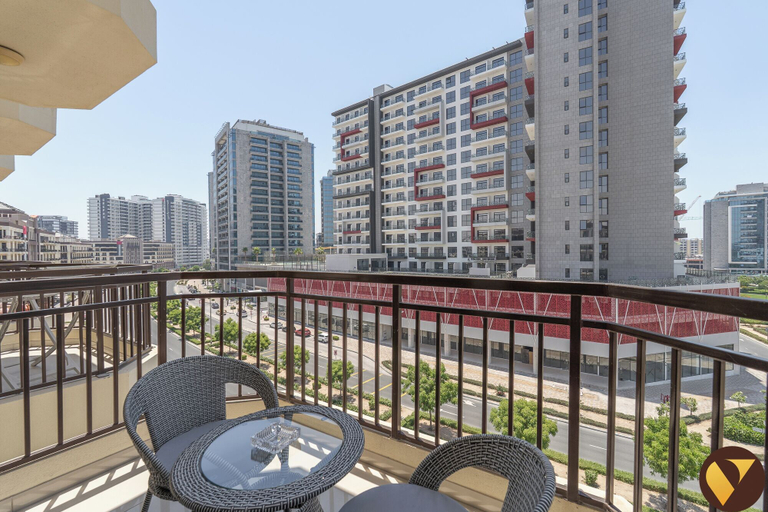 Balcony view, Vogue | Lincoln Park Sheffield near Miracle Garden, Dubai