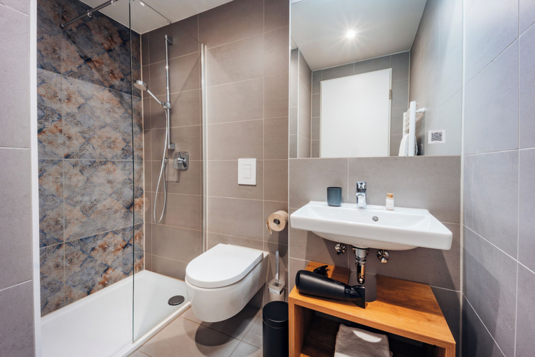 Bathroom 3, Brera Serviced Apartments Frankfurt West, Frankfurt am Main