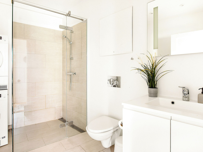 Bathroom 4, Leaves 3 - Pleasant 4-bdr Apt in Central Copenhagen, Copenhagen