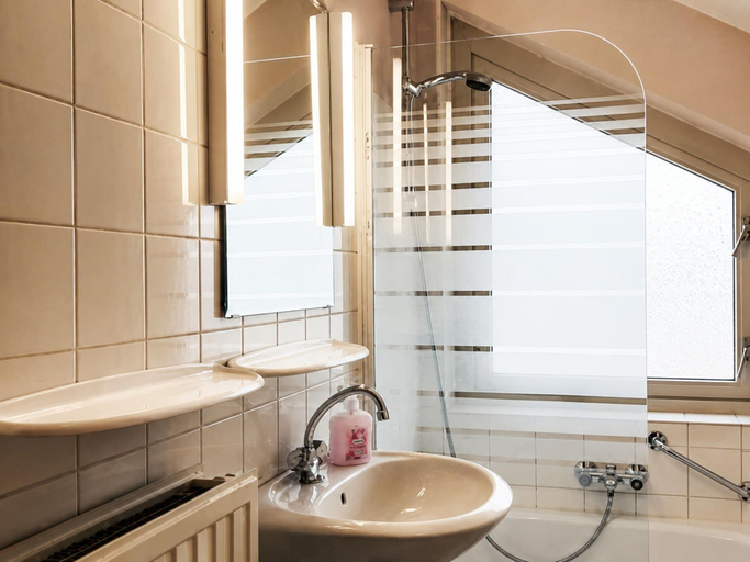 Bathroom 3, Bungalow in Breskens With Waterfront Jetty, Sluis