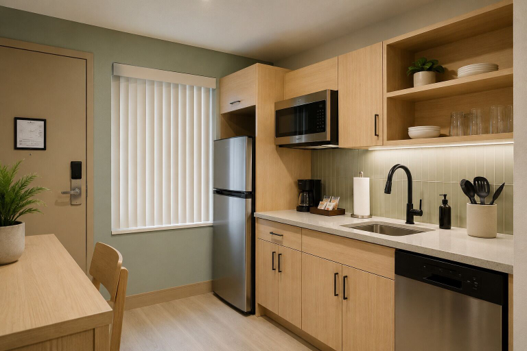 Private kitchen, The Platinum Crown Hotel, Toronto
