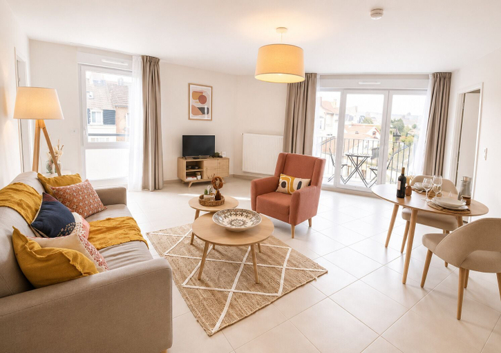 Living area 3, Zenao Appart'hôtels Limoges, Haute-Vienne