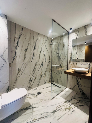 Bathroom 5, Saradari Beach Hotel - Adults Only, Crete
