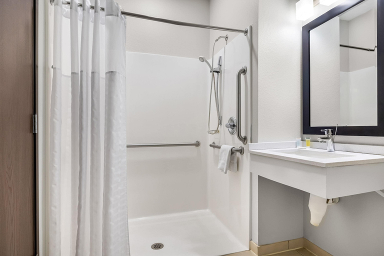 Bathroom 5, Microtel Inn & Suites by Wyndham Prairie du Chien, Crawford