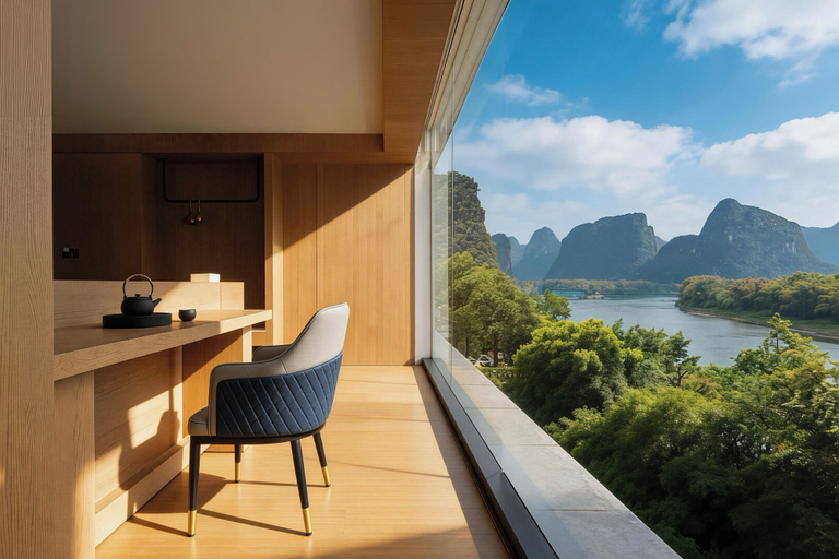 View from room 4, Wushan Chujian Homestay, Guilin