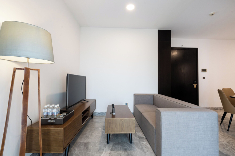 Living area 5, TV D1Mension Luxury 3BR Infinity Pool, District 1